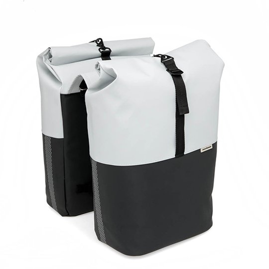New Looxs Doppelpacktasche Nyborg hellgrau / schwa